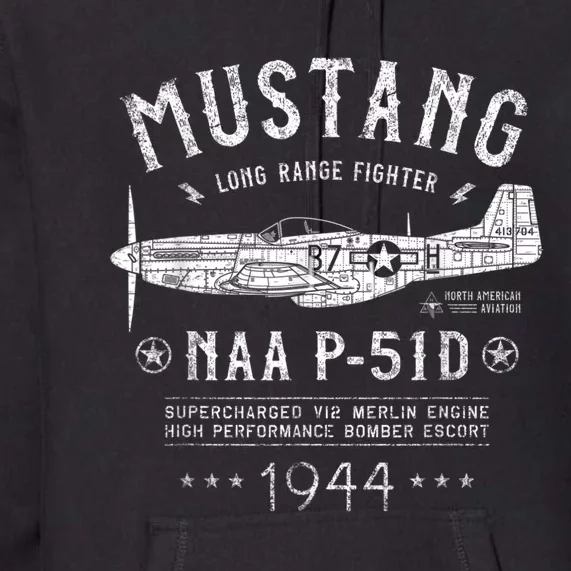 P51 Mustang Premium Hoodie