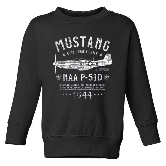 P51 Mustang Toddler Sweatshirt