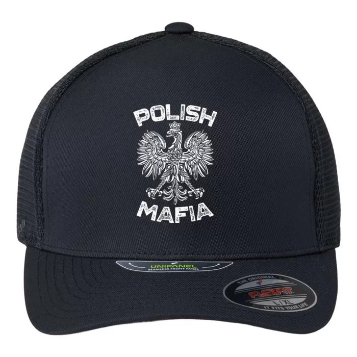 Polish Mafia Poland Polish Eagle Polska Dyngus Day Flexfit Unipanel Trucker Cap