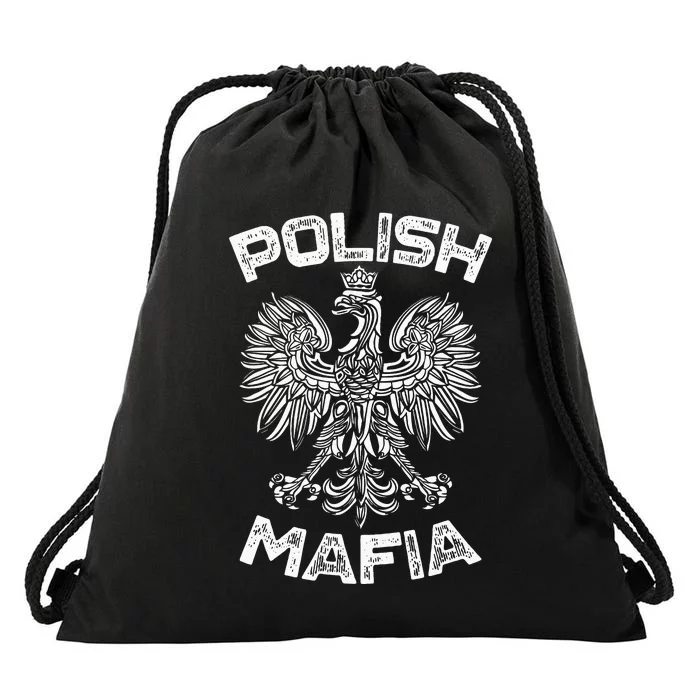 Polish Mafia Poland Polish Eagle Polska Dyngus Day Drawstring Bag