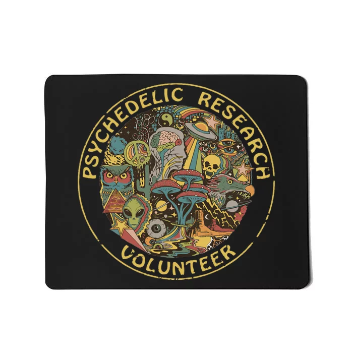 Psychedelic Mushroom Psychedelic Research Volunteer Mousepad