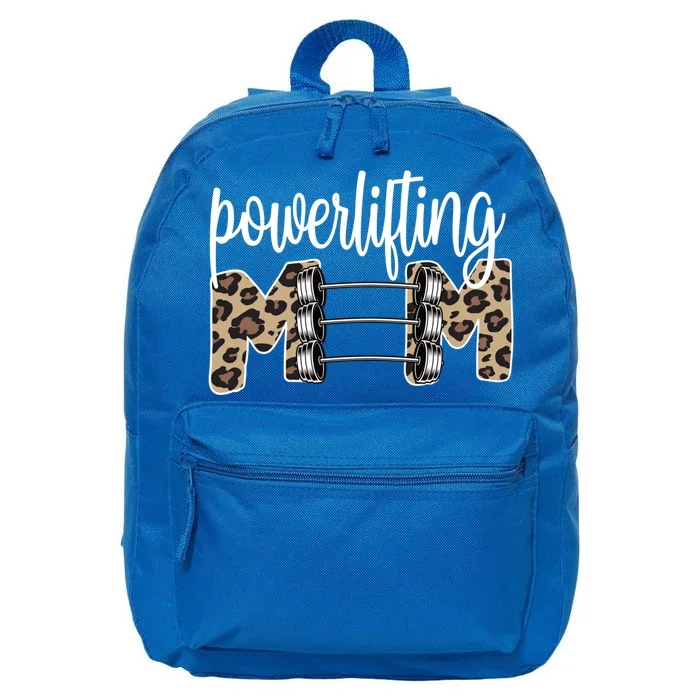 Powerlifting Mom Powerlifting Mama Of A Powerlifter Gift 16 in Basic Backpack