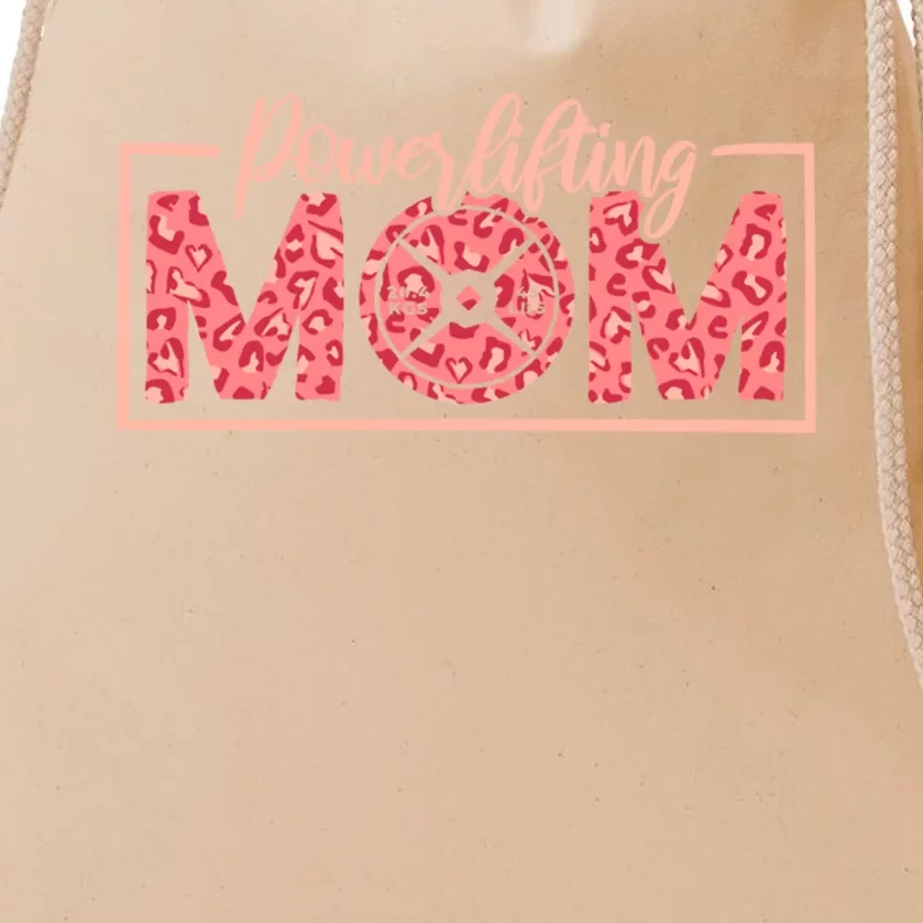 Powerlifting Mom Powerlifter Mommy And Powerlifting Mothers Gift Drawstring Bag