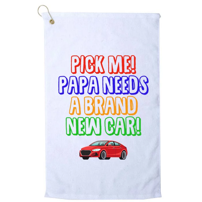 Pick Me Pick Me Pick Me Television Come On Matching Family Platinum Collection Golf Towel