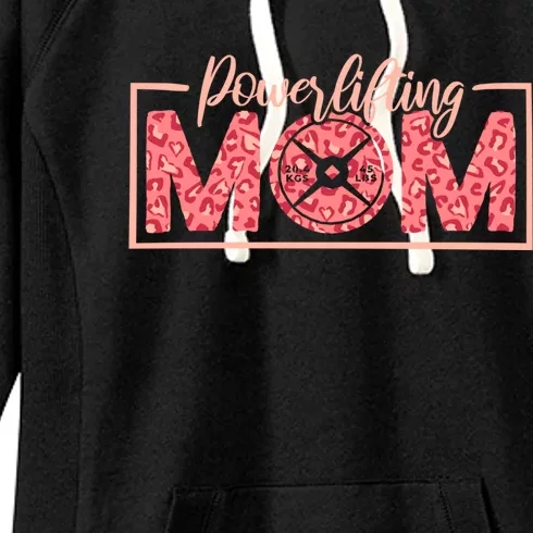 Powerlifting Mom Powerlifter Mommy And Powerlifting Mothers Gift Women's Fleece Hoodie