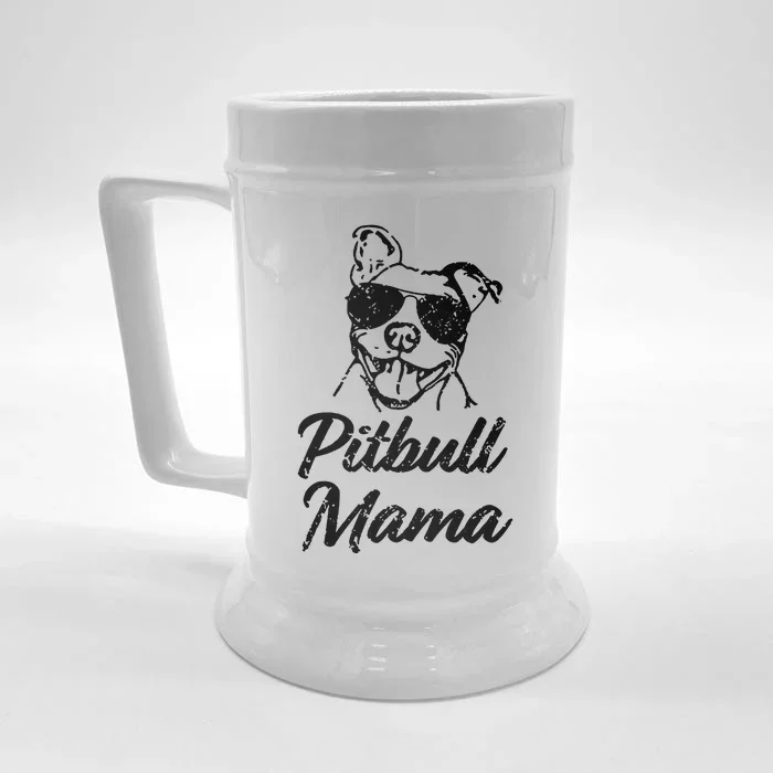 Pitbull Mom Front & Back Beer Stein