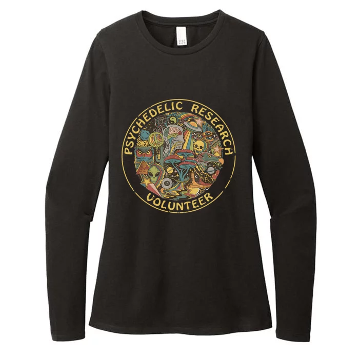 Psychedelic Mushroom Psychedelic Research Volunteer Womens CVC Long Sleeve Shirt