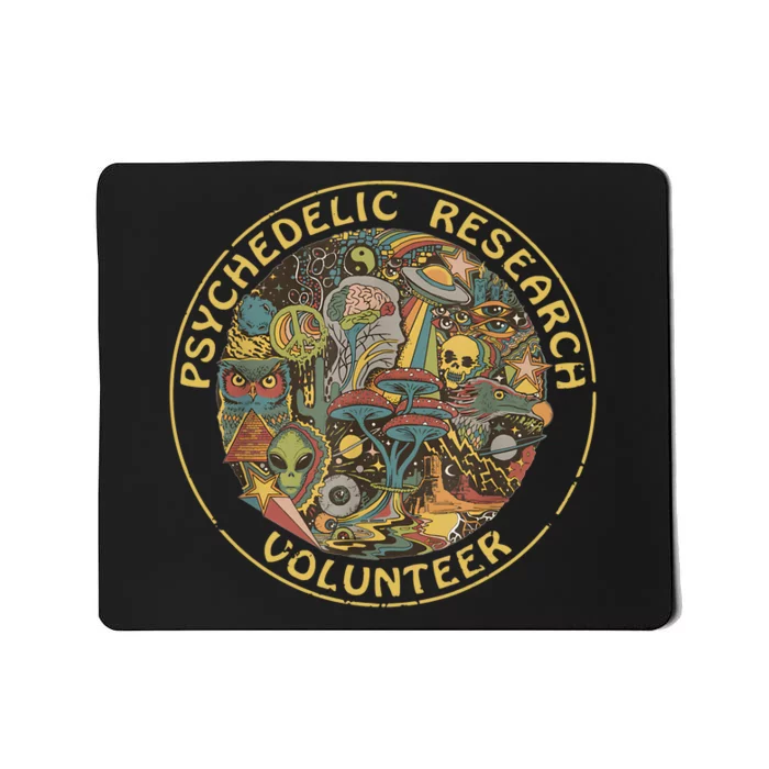 Psychedelic Mushroom Psychedelic Research Volunteer Mousepad