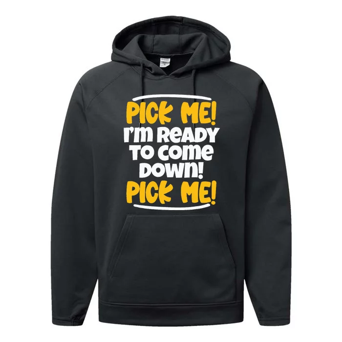 Pick Me Pick Me Pick Me Television Come On Matching Family Performance Fleece Hoodie