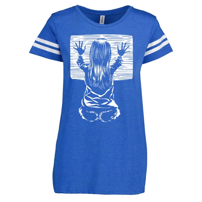 Poltergeist Movie Enza Ladies Jersey Football T-Shirt