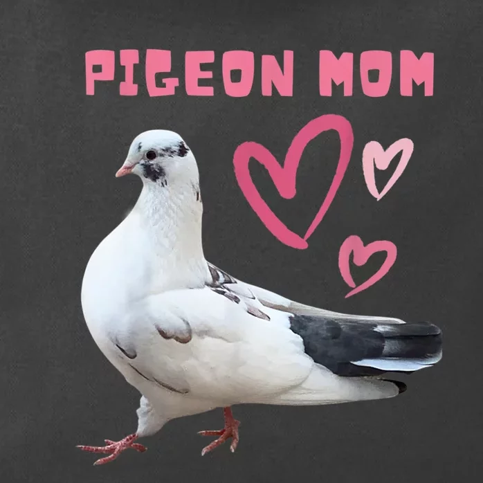 Pigeon Mom Zip Tote Bag