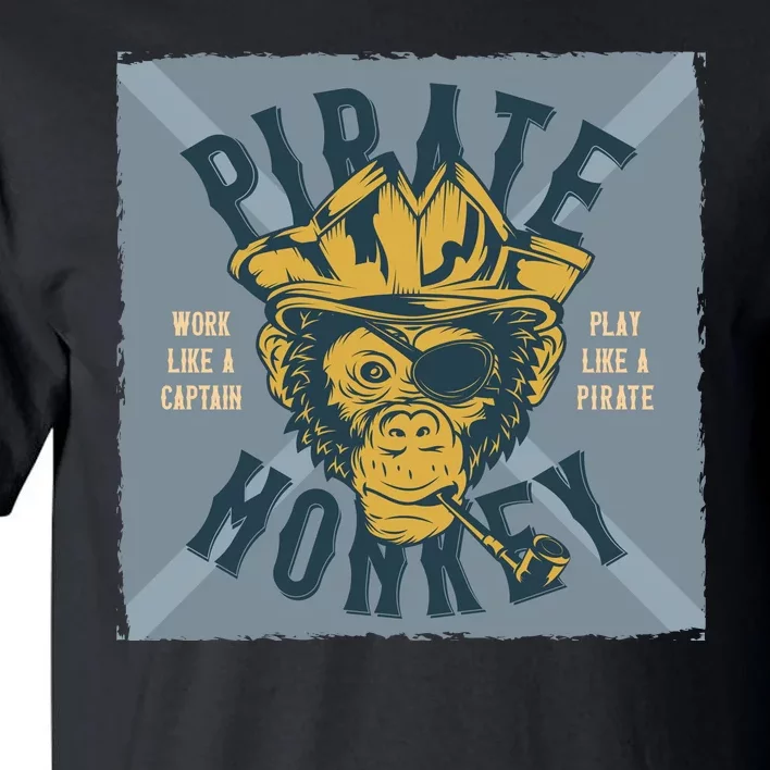 Pirate Monkey Tall T-Shirt