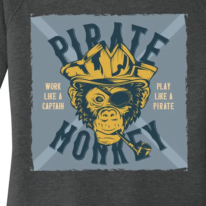 Pirate Monkey Women's Perfect Tri Tunic Long Sleeve Shirt