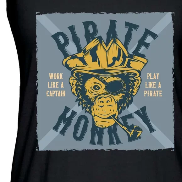 Pirate Monkey Ladies Essential Flowy Tank