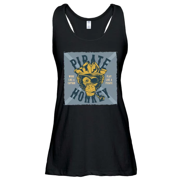 Pirate Monkey Ladies Essential Flowy Tank