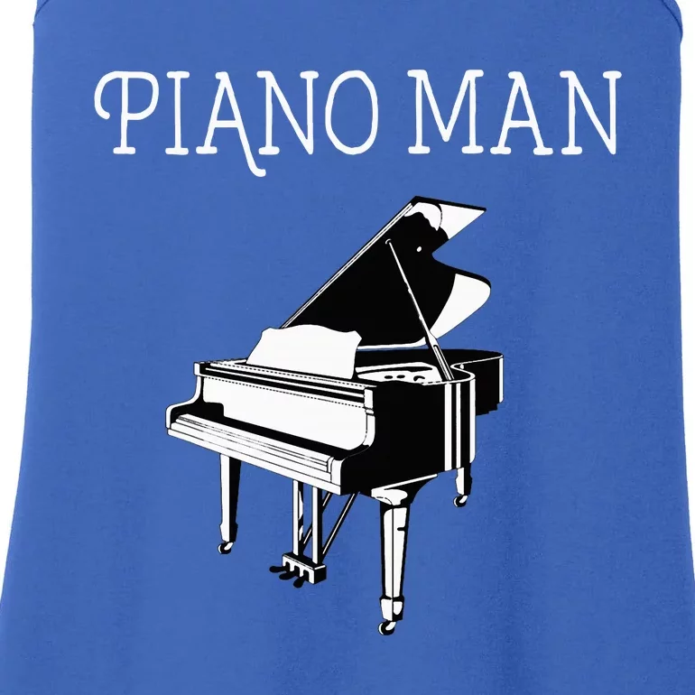 Piano Man Piano Player Pianist Classical Music Lover Ladies Essential Tank