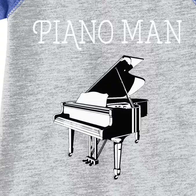 Piano Man Piano Player Pianist Classical Music Lover Infant Baby Jersey Bodysuit