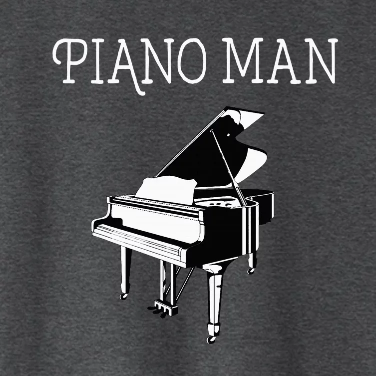 Piano Man Piano Player Pianist Classical Music Lover Women's Crop Top Tee