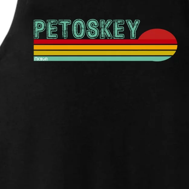 Petoskey Michigan Ladies Tri-Blend Wicking Tank