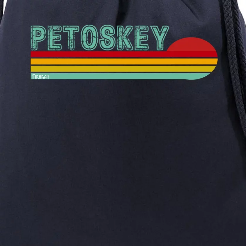 Petoskey Michigan Drawstring Bag