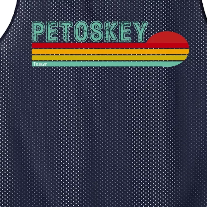 Petoskey Michigan Mesh Reversible Basketball Jersey Tank