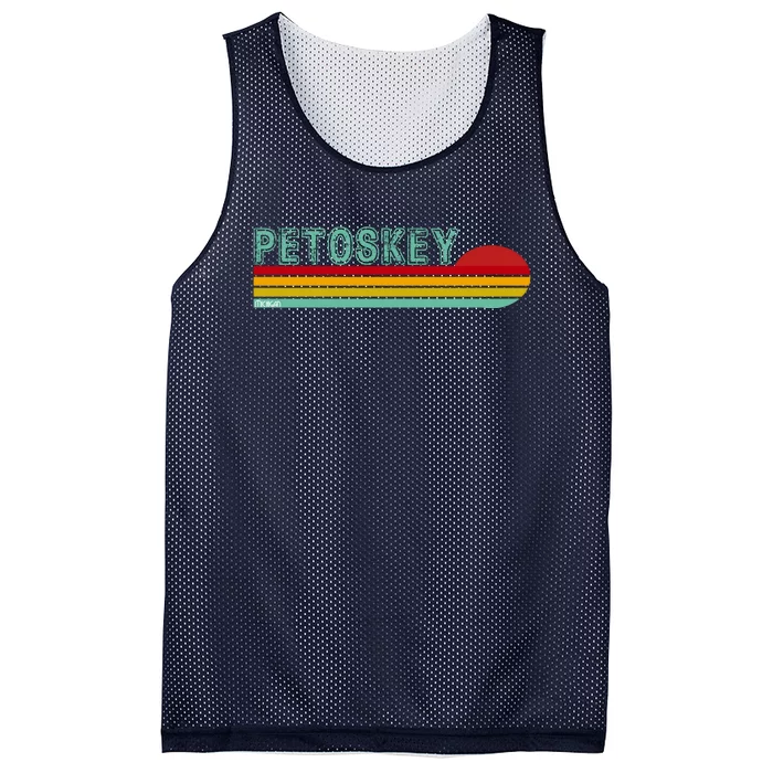 Petoskey Michigan Mesh Reversible Basketball Jersey Tank