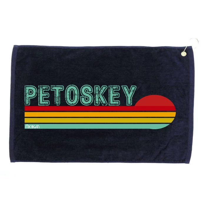 Petoskey Michigan Grommeted Golf Towel