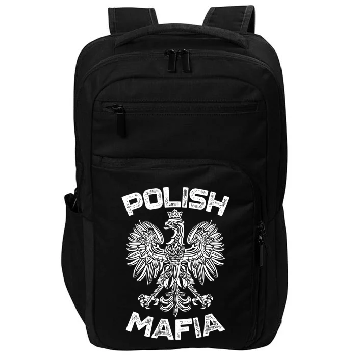 Polish Mafia Poland Polish Eagle Polska Dyngus Day Gift Impact Tech Backpack