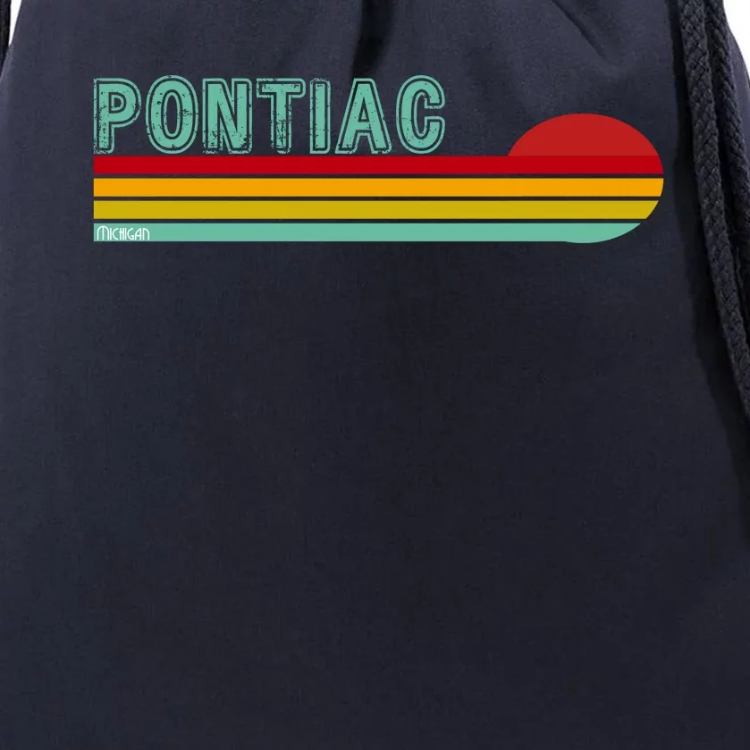 Pontiac Michigan Drawstring Bag