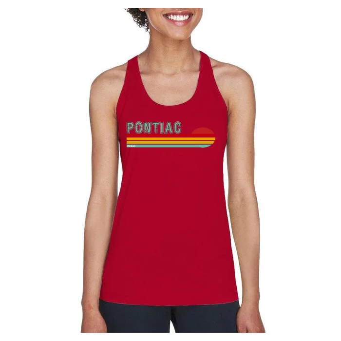 Pontiac Michigan Women's Racerback Tank