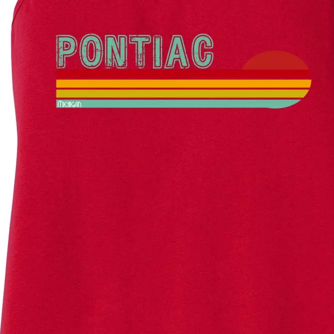 Pontiac Michigan Women's Racerback Tank