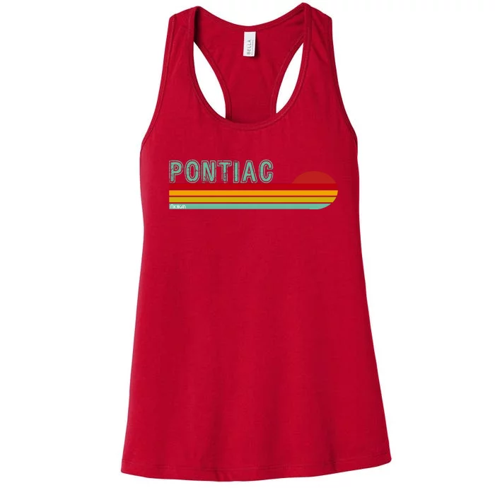 Pontiac Michigan Women's Racerback Tank