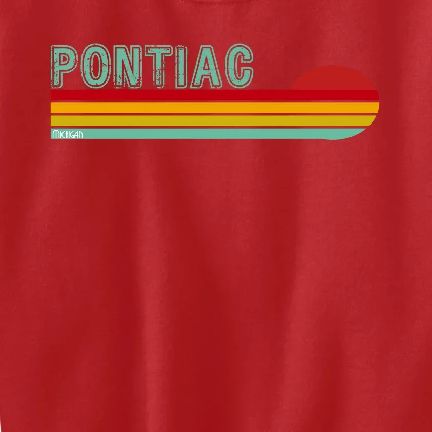 Pontiac Michigan Kids Sweatshirt