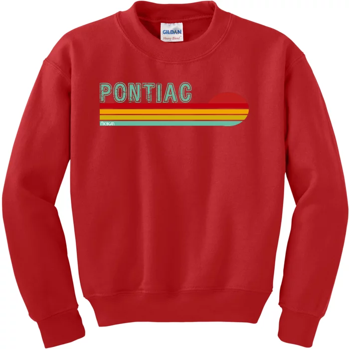 Pontiac Michigan Kids Sweatshirt