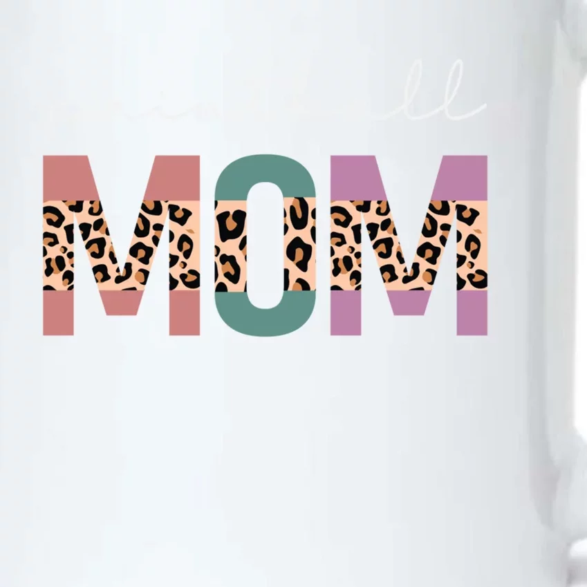 Paintball Mom Paintball Lovers Gift Funny Mom Leopard Cute Gift Black Color Changing Mug