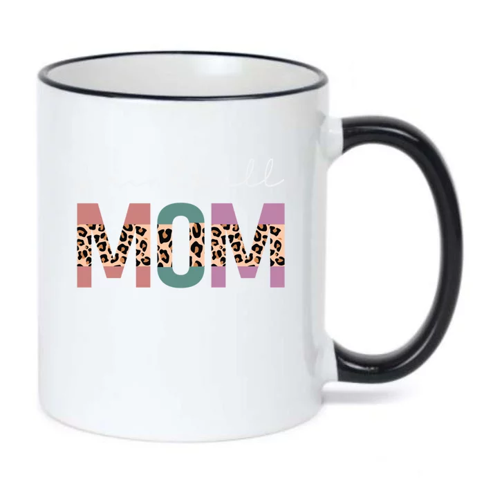 Paintball Mom Paintball Lovers Gift Funny Mom Leopard Cute Gift Black Color Changing Mug