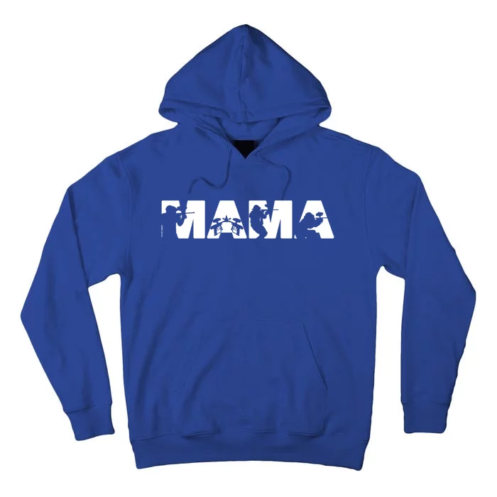 Paintball Mom Paintball Mama Funny Mom Cute Gift Tall Hoodie