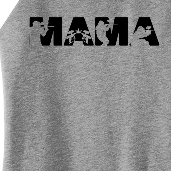 Paintball Mom Paintball Mama Funny Mom Cute Gift Women’s Perfect Tri Rocker Tank