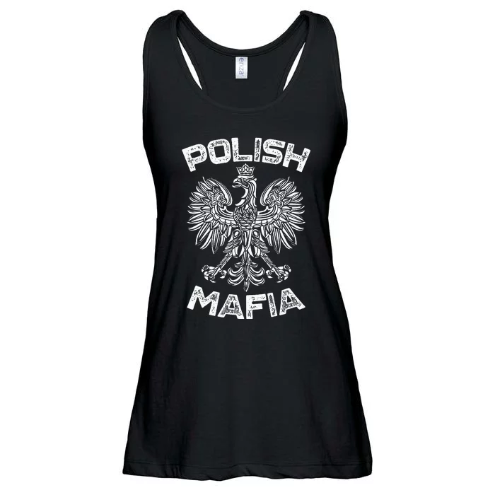 Polish Mafia Poland Polish Eagle Polska Dyngus Day Ladies Essential Flowy Tank