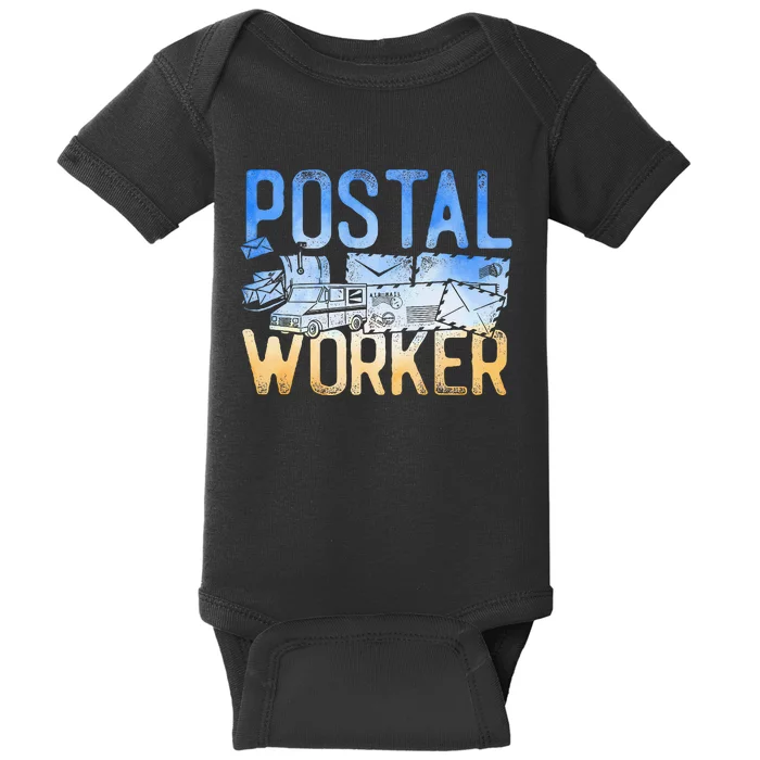 Postman Mailman Postal Worker Baby Bodysuit