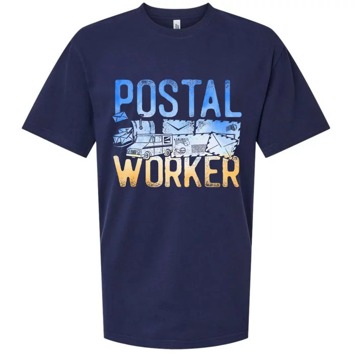 Postman Mailman Postal Worker Sueded Cloud Jersey T-Shirt