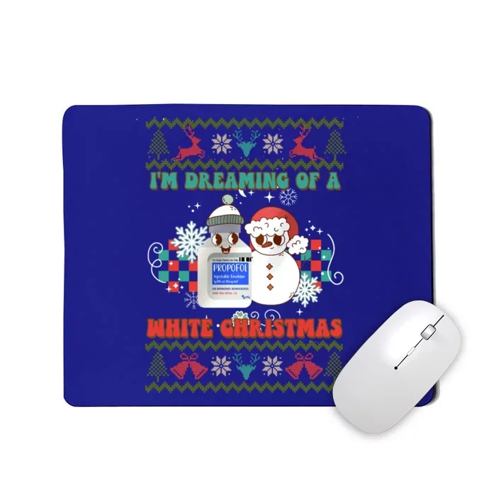 Peppermint Mocha Propofol IM Dreaming Of A White Christmas Cute Gift Mousepad