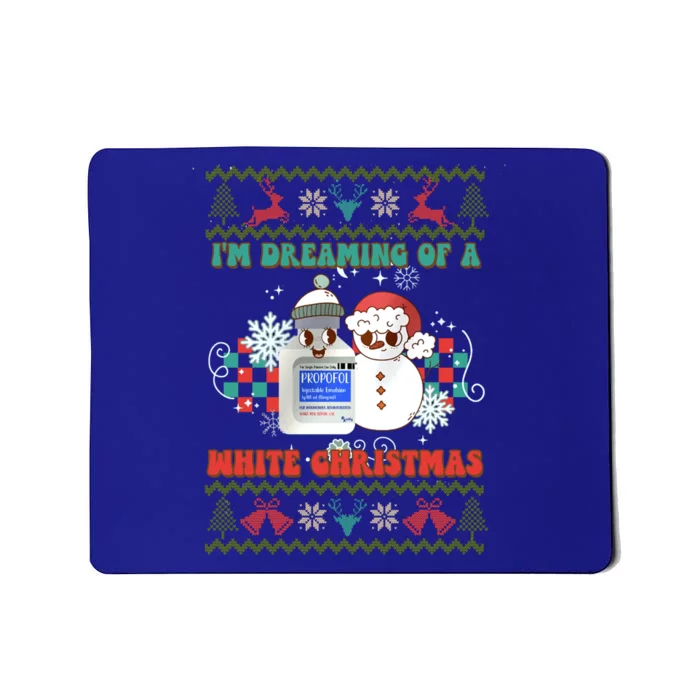 Peppermint Mocha Propofol IM Dreaming Of A White Christmas Cute Gift Mousepad