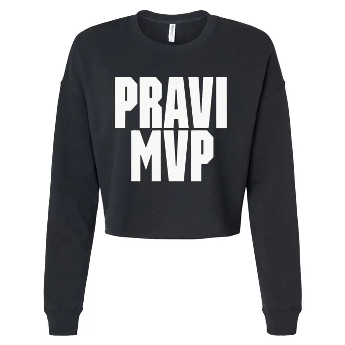 Pravi Mvp Cropped Pullover Crew