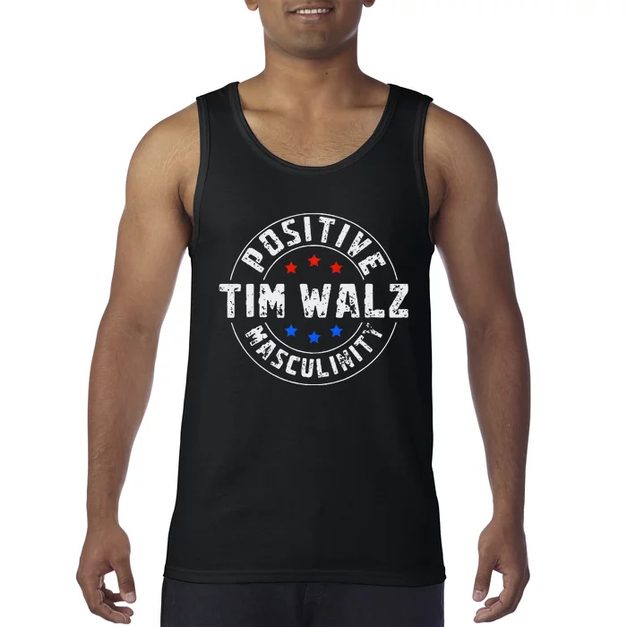 Positive Masculinity Pro Kamala Tim Walz 2024 Tank Top