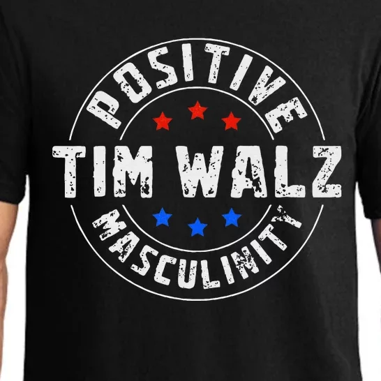 Positive Masculinity Pro Kamala Tim Walz 2024 Political Pajama Set