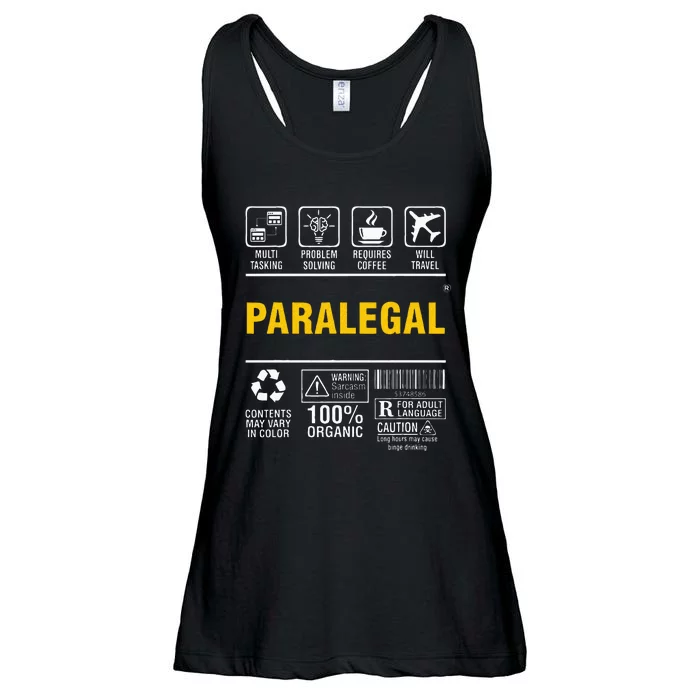 Paralegal Multitasking Problem Solving Coffee Lover Ladies Essential Flowy Tank