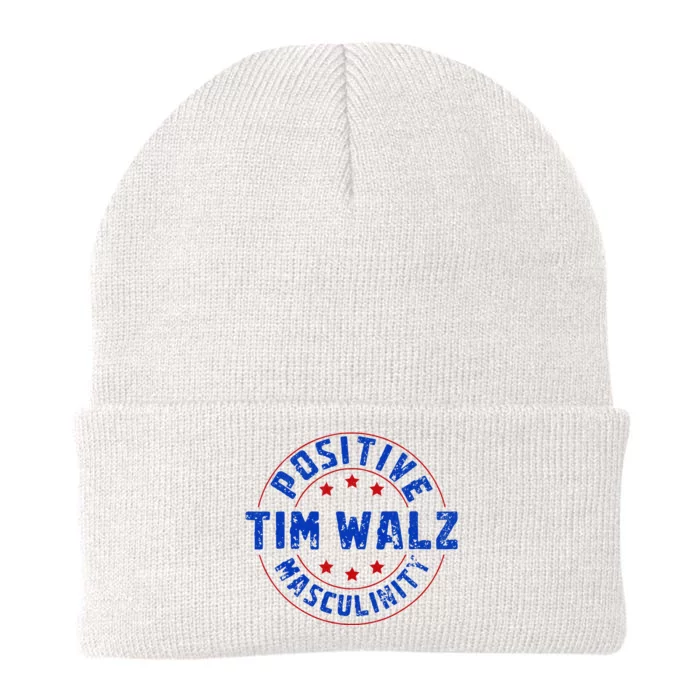 Positive Masculinity Pro Kamala Tim Walz 2024 Knit Cap Winter Beanie