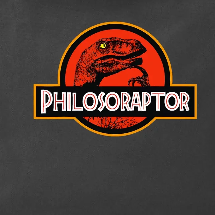 Philosoraptor Meme - Philosophy Dinosaur Zip Tote Bag