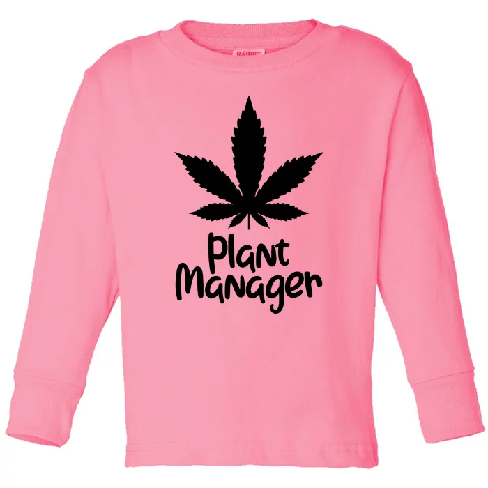 Plant Manager Toddler Long Sleeve Shirt